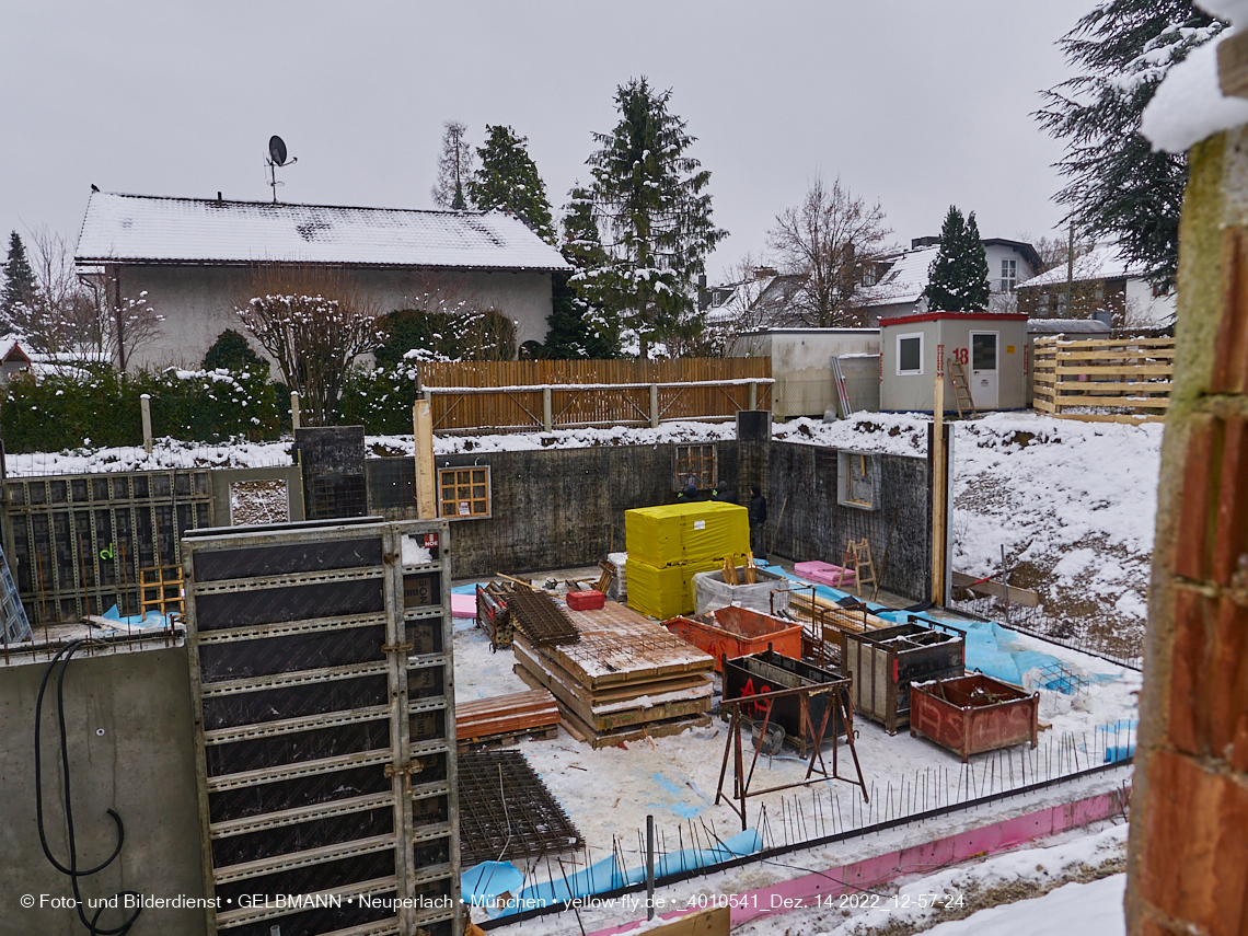 14.12.2022 - Neubau eines Mehrfamilienhause in der Niederalmstraße 16 in Neuperlach-Trudering